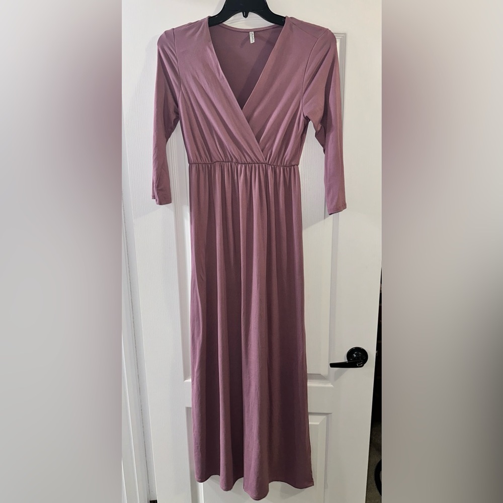 Mauve Mother Bee maternity dress size M